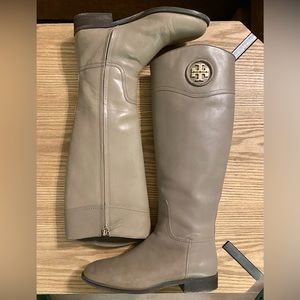 Tory Burch leather long boots